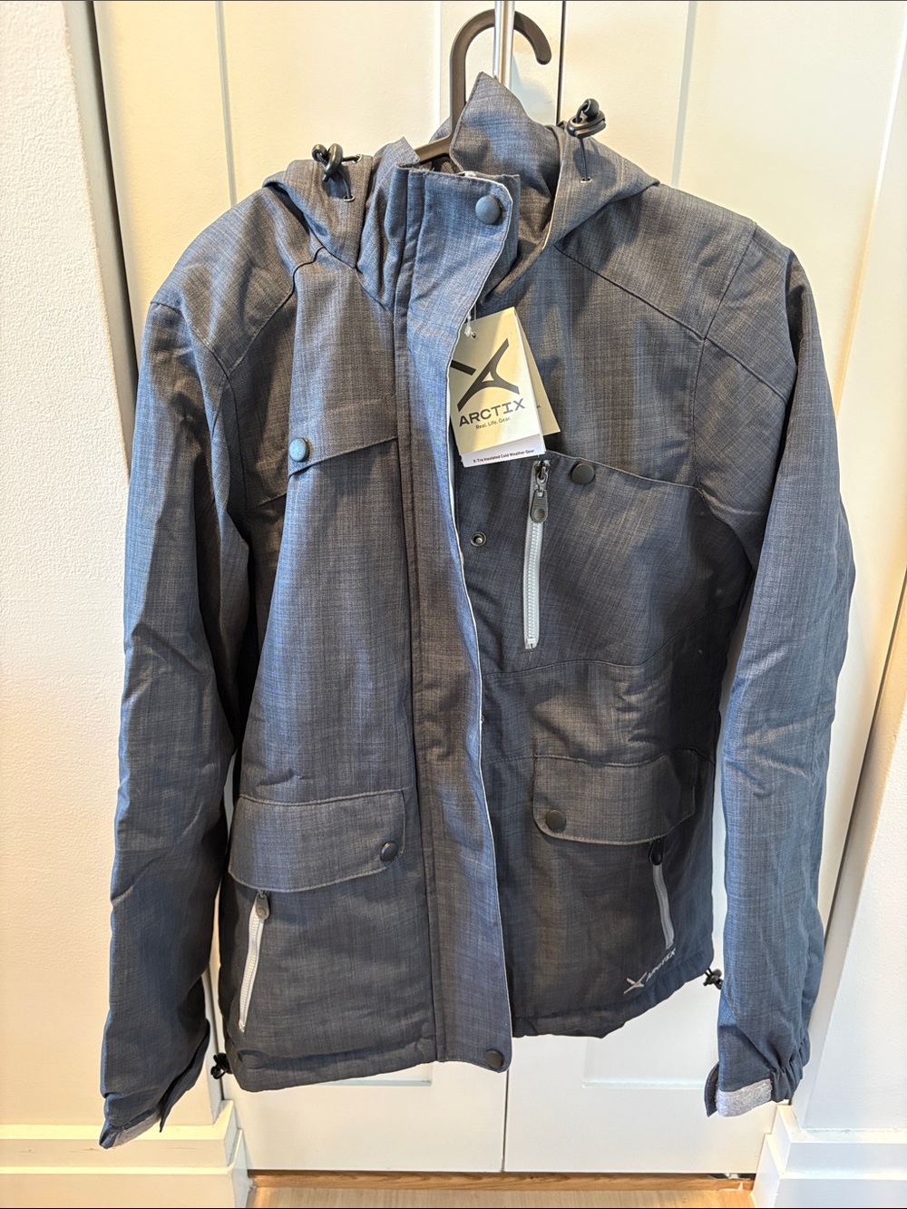 Arctix Women’s Hooded Steel Melange Insulated Jacket